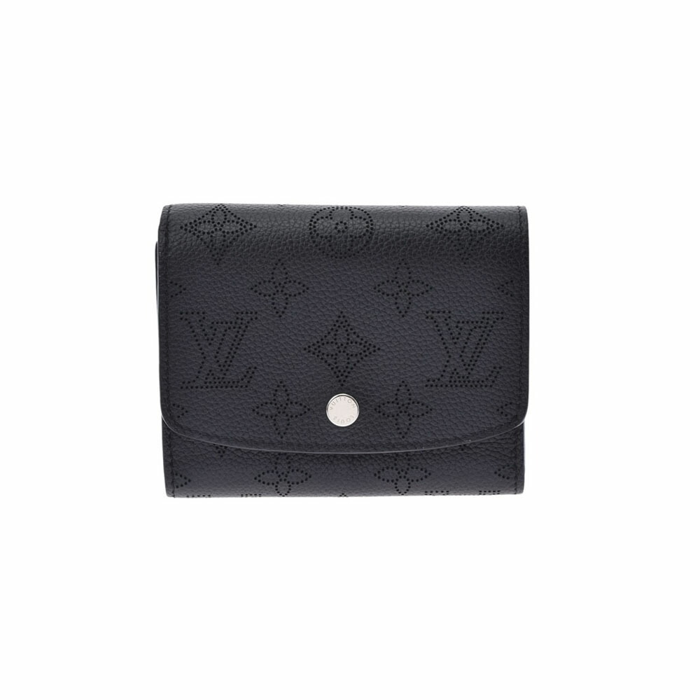 Louis Vuitton Mahina Portefeuille Wallet Iris Noir Black